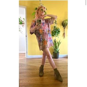 Vintage Tie Dye oversized Hippie T-Shirt
